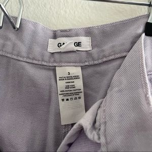 GARAGE cargo light purple pants